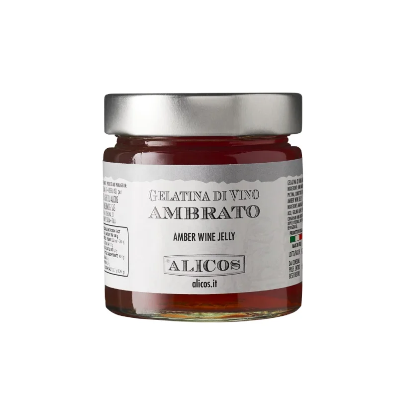 Made in Italy high quality ready to eat marmalade glass jar 220 g food fine Marsala d.o.c. wine jelly for sale