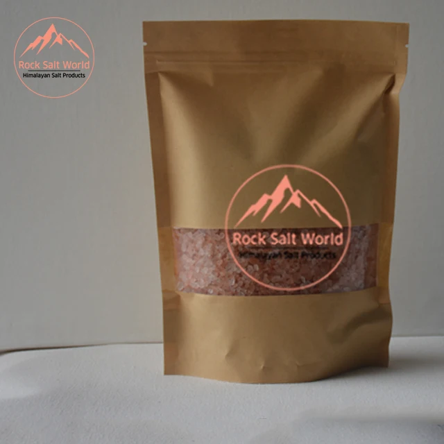 Натуральная темно-розовая пищевая соль Гималайская Органическая мелкая с лучшей молнией и емкостью для соли
