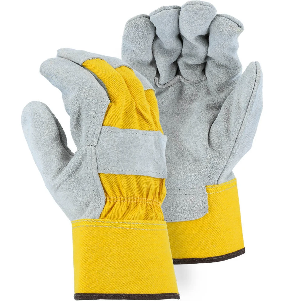  Двойного тона цвета защита рук оверсайз street heavy duty Рабочая цели защитные перчатки