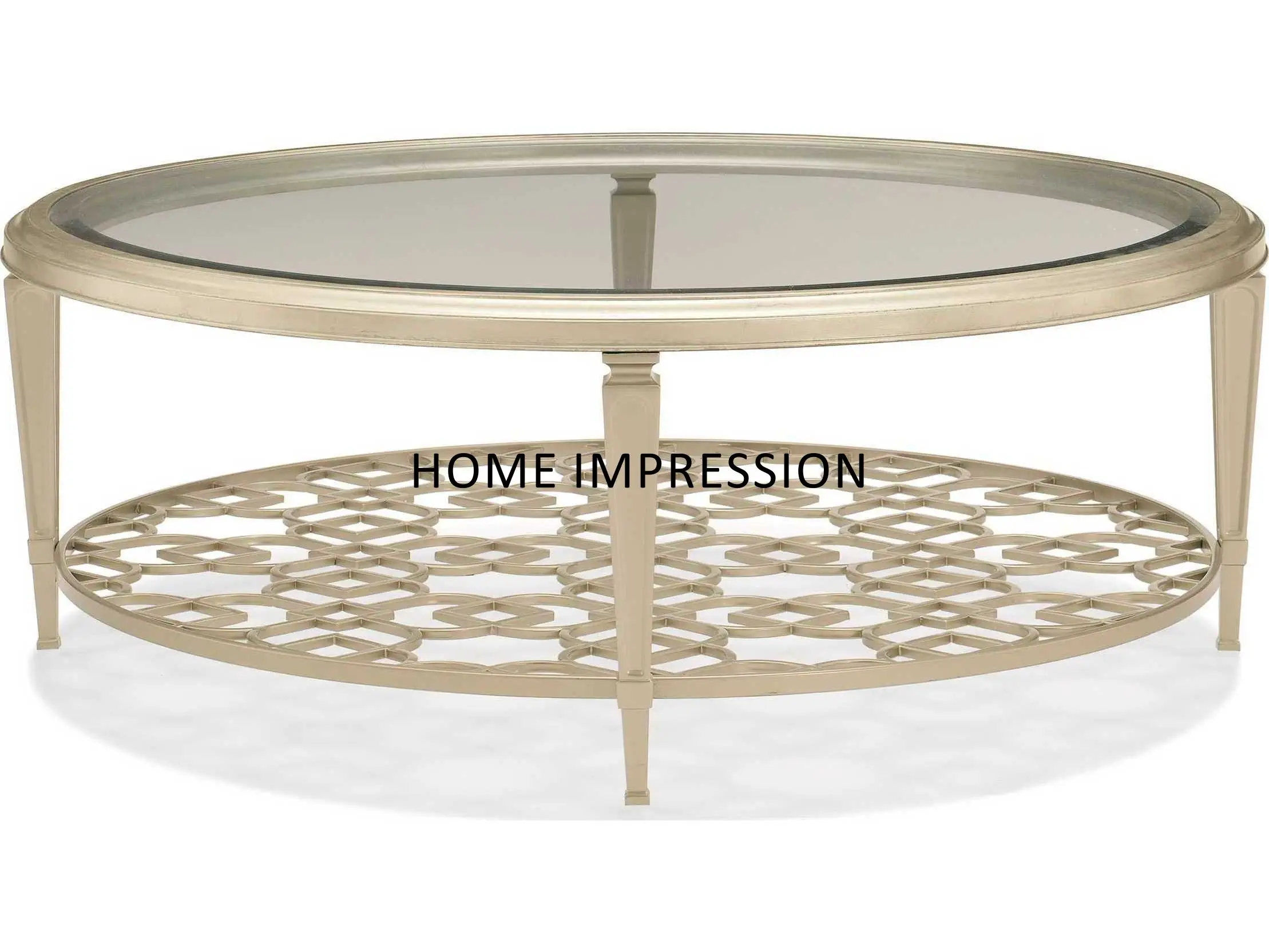 Антикварный зеркальный Роскошный металлический стол-консоль