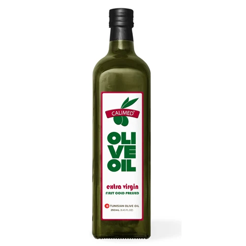 Tunisian Extra Virgin Olive Oil. Wholesale Olive Oil in 250mL Marasca Dark Green Glass Bottle.