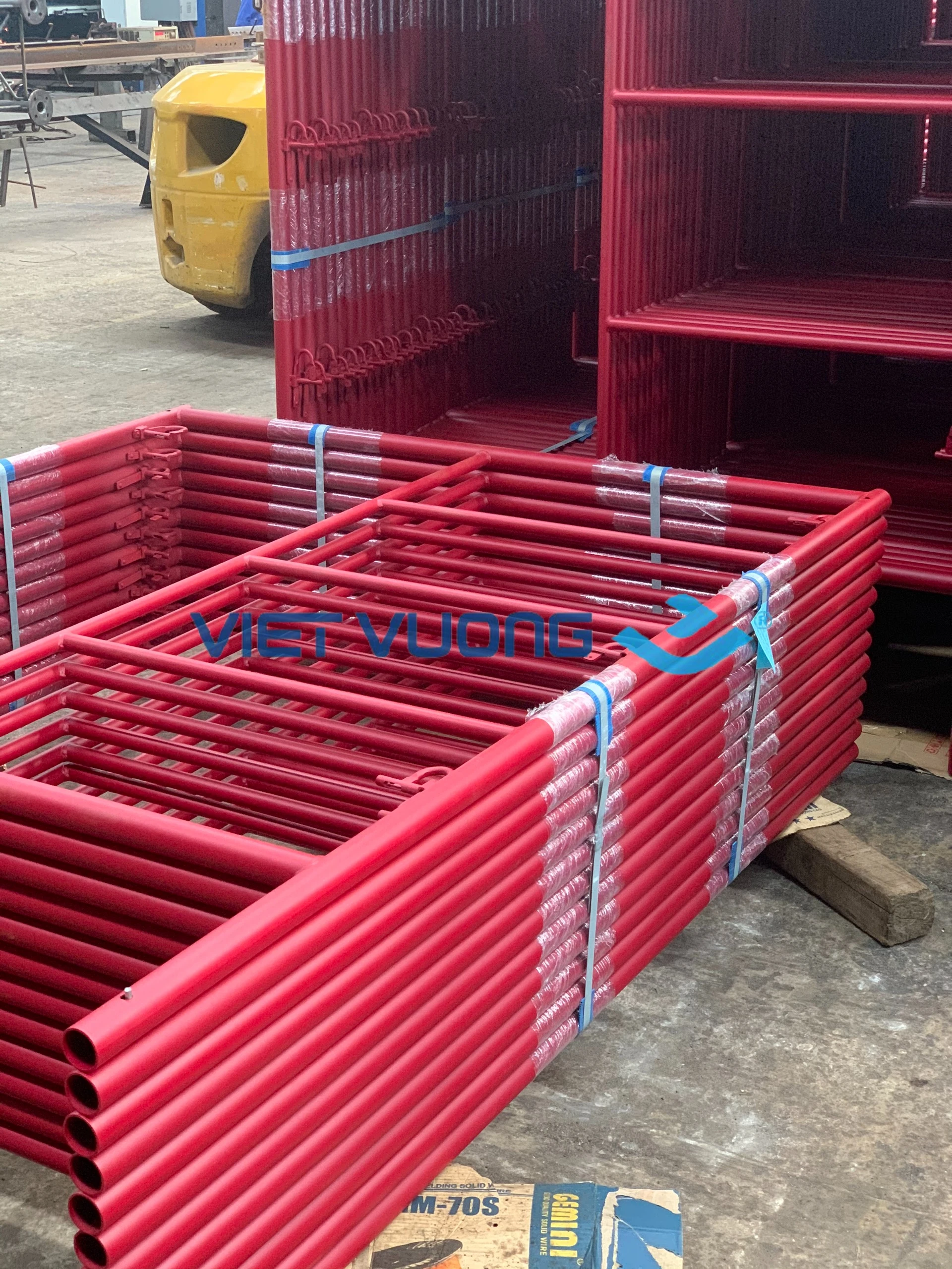 High Standard Powder Coating Stable Scaffolding Frame System H Frame - Scaffolding SS400 Steel 2 Years Made in View Nam for Sale