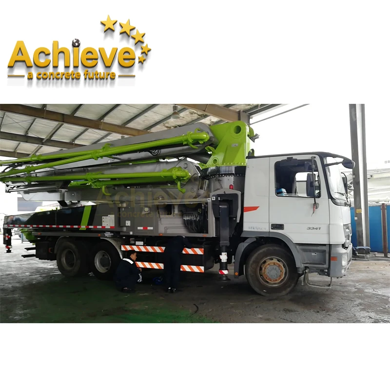 Best Selling Products Boom Truck Mounted Chassis 47M Concrete Pump Mixer Truck