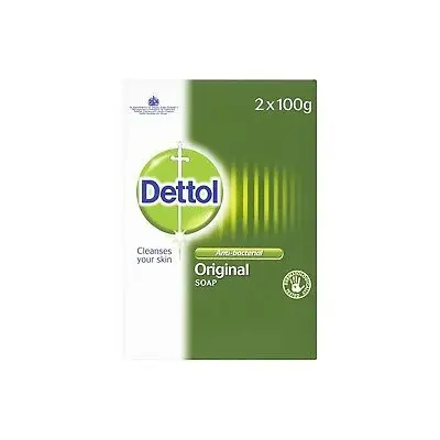 
Dettol Antibacterial Soap Twin Pack 2x100g 