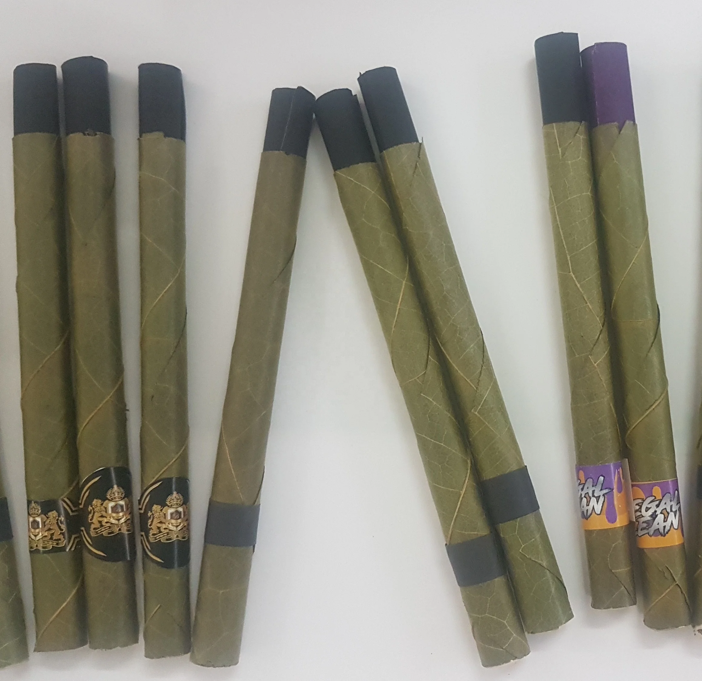 Собственная собственная Марка в этом году, Предварительно скрученные рулоны листьев в вашем бренде Tendu Cordia King, лист, ладонь, OEM, пользовательские конусы для США