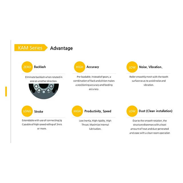 Roller Pinions High Efficiency Minimize Slippage & Full Rolling Contact High Productivity
