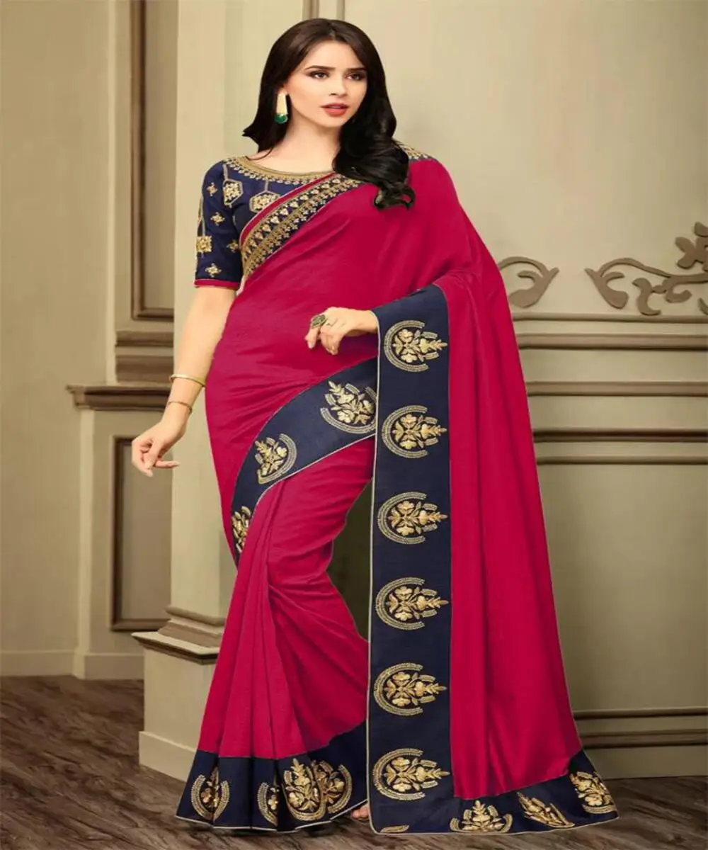 Banarasi silk jacquard saree with blouse women wear ladies party festival daily wear soft cotton silk sari wholesale low price