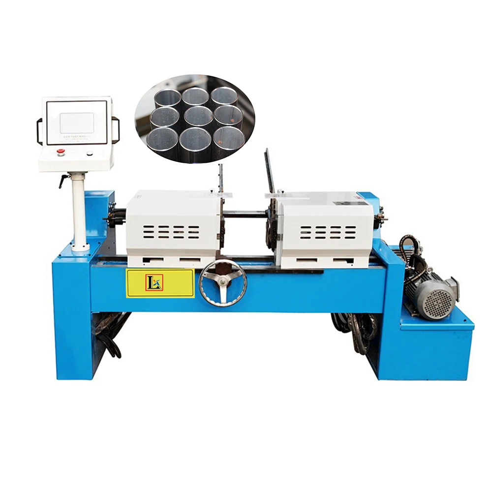 
Wholesale dust free pneumatic automatic cnc rond bar pipe tube double head chamfering machine 