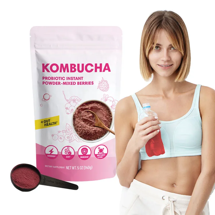 OEM ODM Custom bag detox tea private label probiotic supplement weight loss 14 day detox slim tea instant kombucha powder