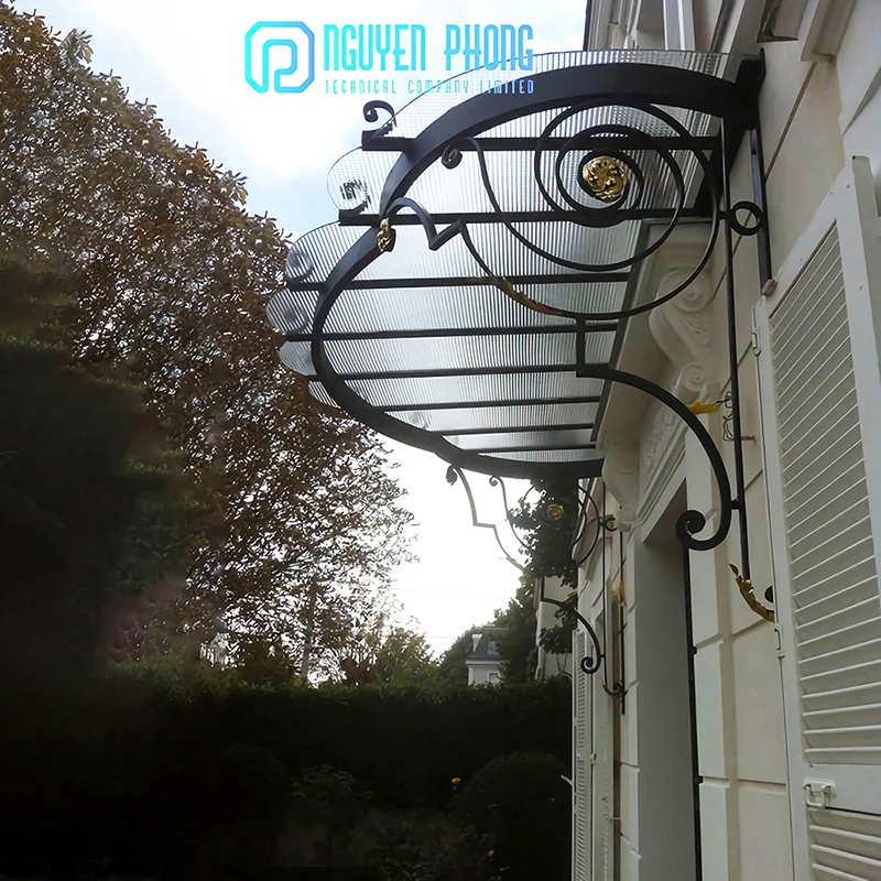 Лучшие товары вьетнамский поставщик кованые металлические тенты для навеса цены на