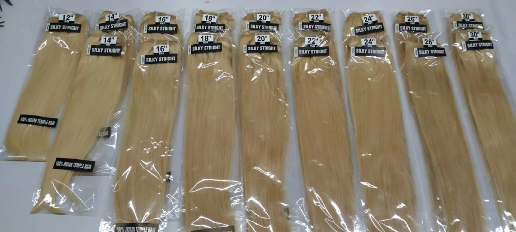 Hair Extensions Wholesale Straight Bundles Pack of 10 100% Human for Sale