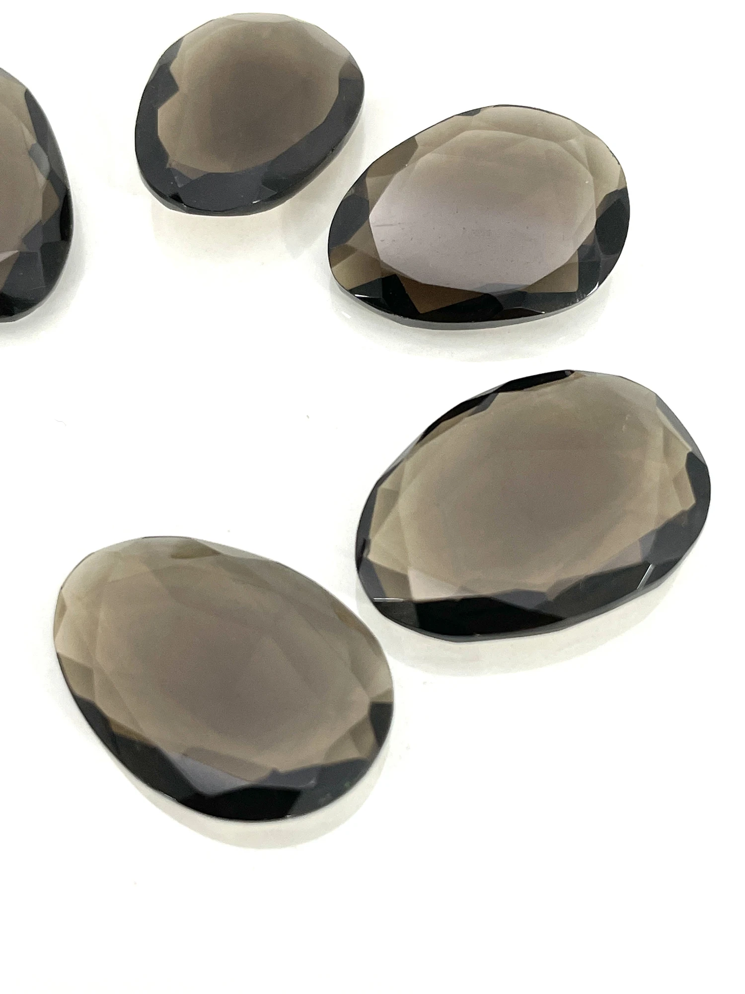 
Smoky Topaz Rose Cut Gem Stone Loose Gemstone 