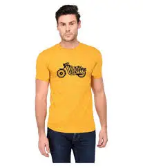 Top Selling Custom Printed Mens Cotton Round neck Drop Shoulder T-shirt your own Branding customization T-shirts in India