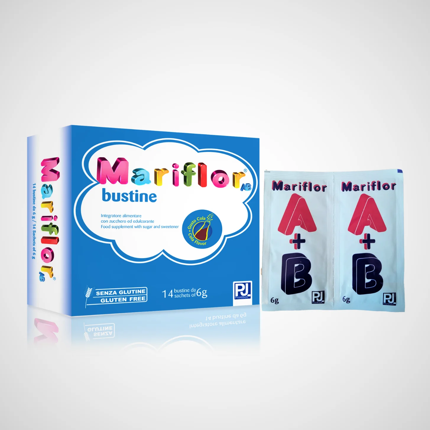 Витамины и минералы для детей порошок в 16 пакетиках без глютена сахара марифлор AB