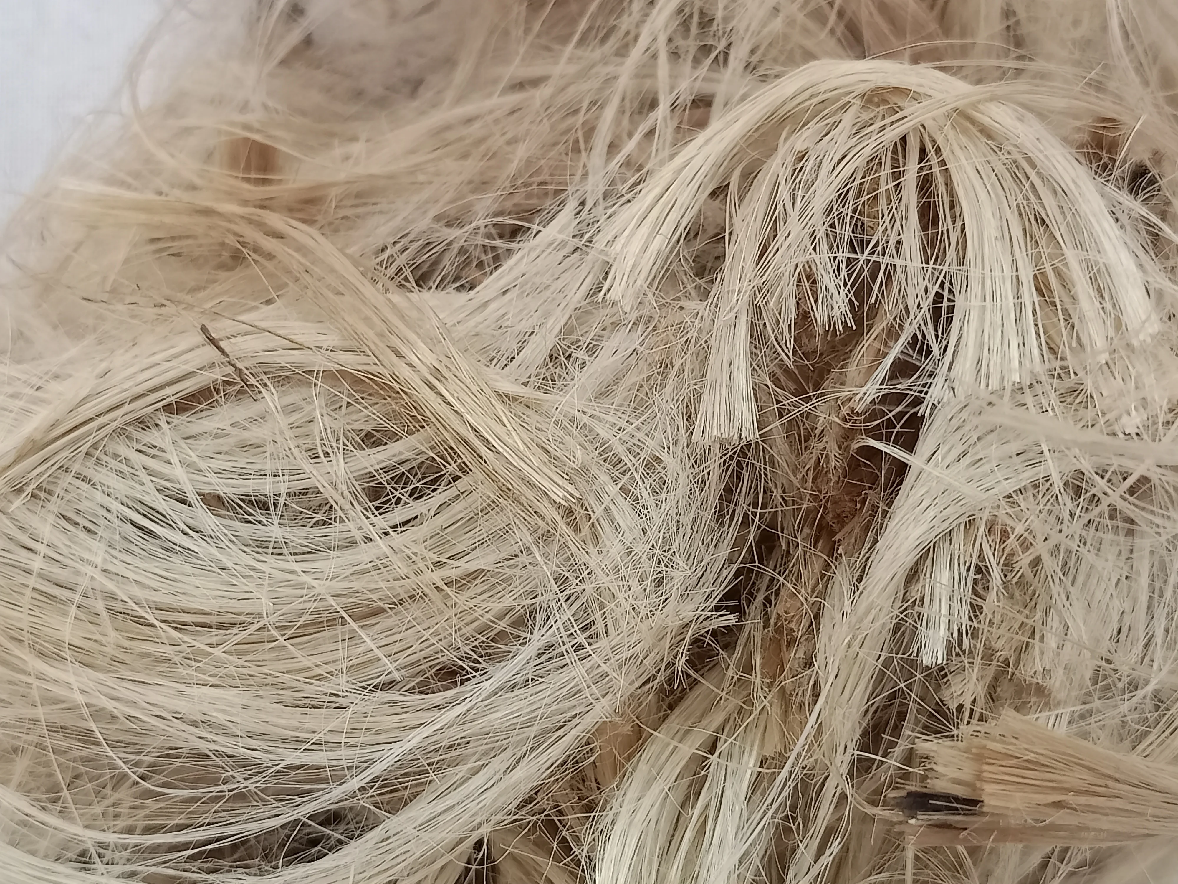 Натуральные пеньковые волокна размером 6 см подходят для текстильных спиннеров и образовательных проектов
