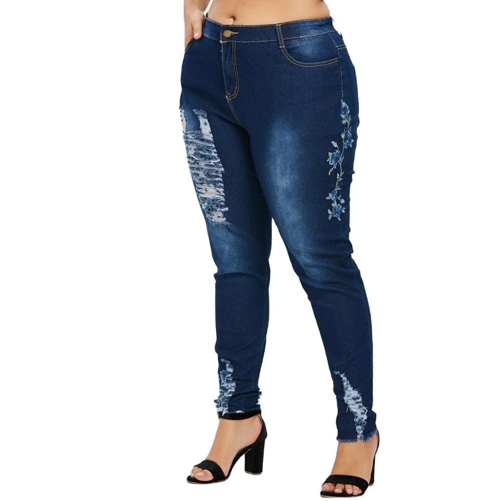 Bangladesh Stock lot Original Branded Labels Ladies Women Denim Cotton Skinny Straight Fastening Button Casual Sexy Jeans Pant