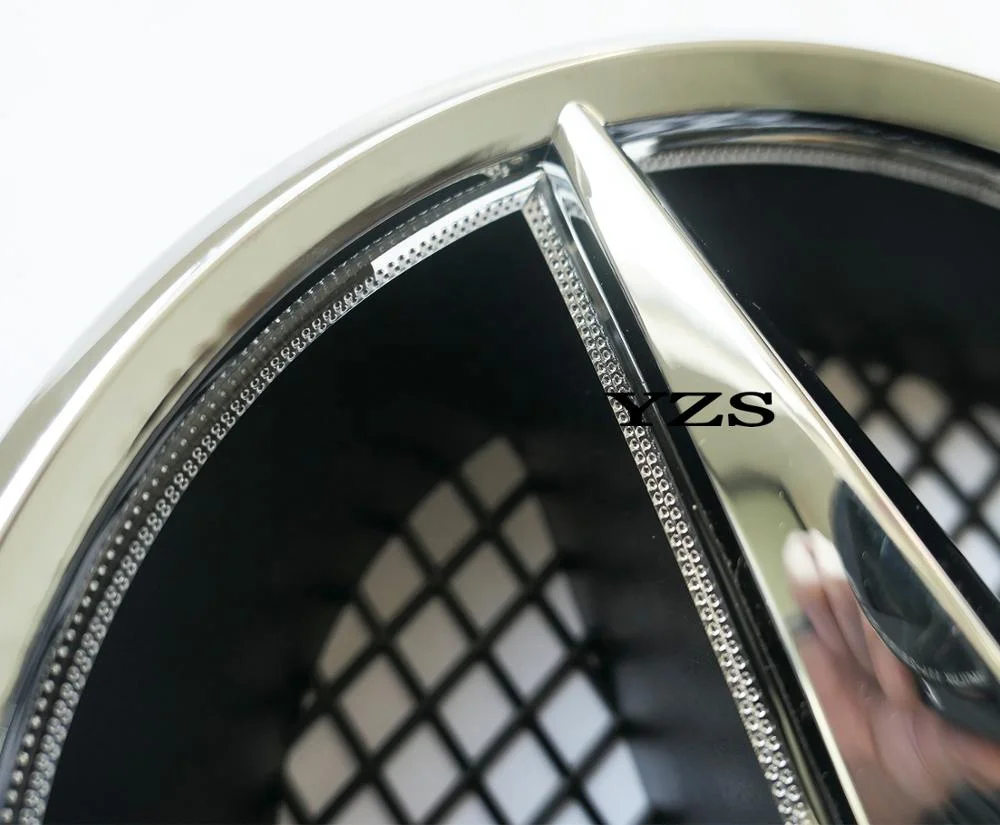 Illuminated LED Light Front Grille Star Logo Emblem Badge Fits For 06-13 Mercedes Benz C/GLK Class W204 W245 C200 260 350