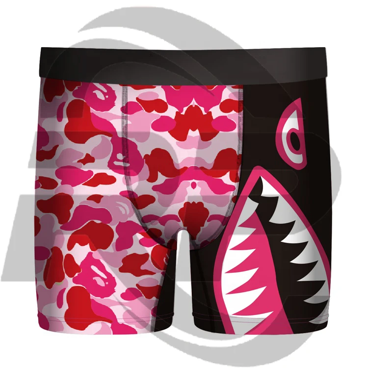 Новые модные мужские трусы-боксеры с сублимационной печатью