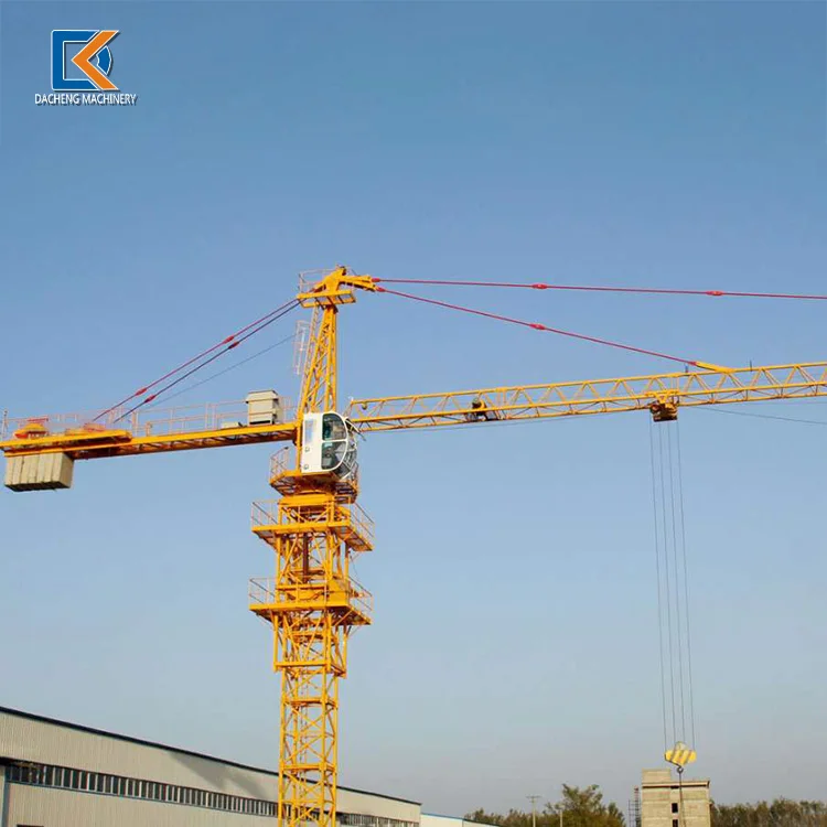 Дачэн-плоской подошве в китайском стиле; Тип Головки Дешевые 50 м Дубай башенный кран Tc5013-4