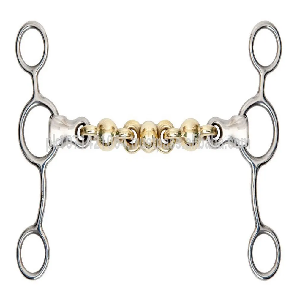 horse stainless steel horse Tom Thumb with Copper link bit/horse copper link bits with copper link mouth bit /