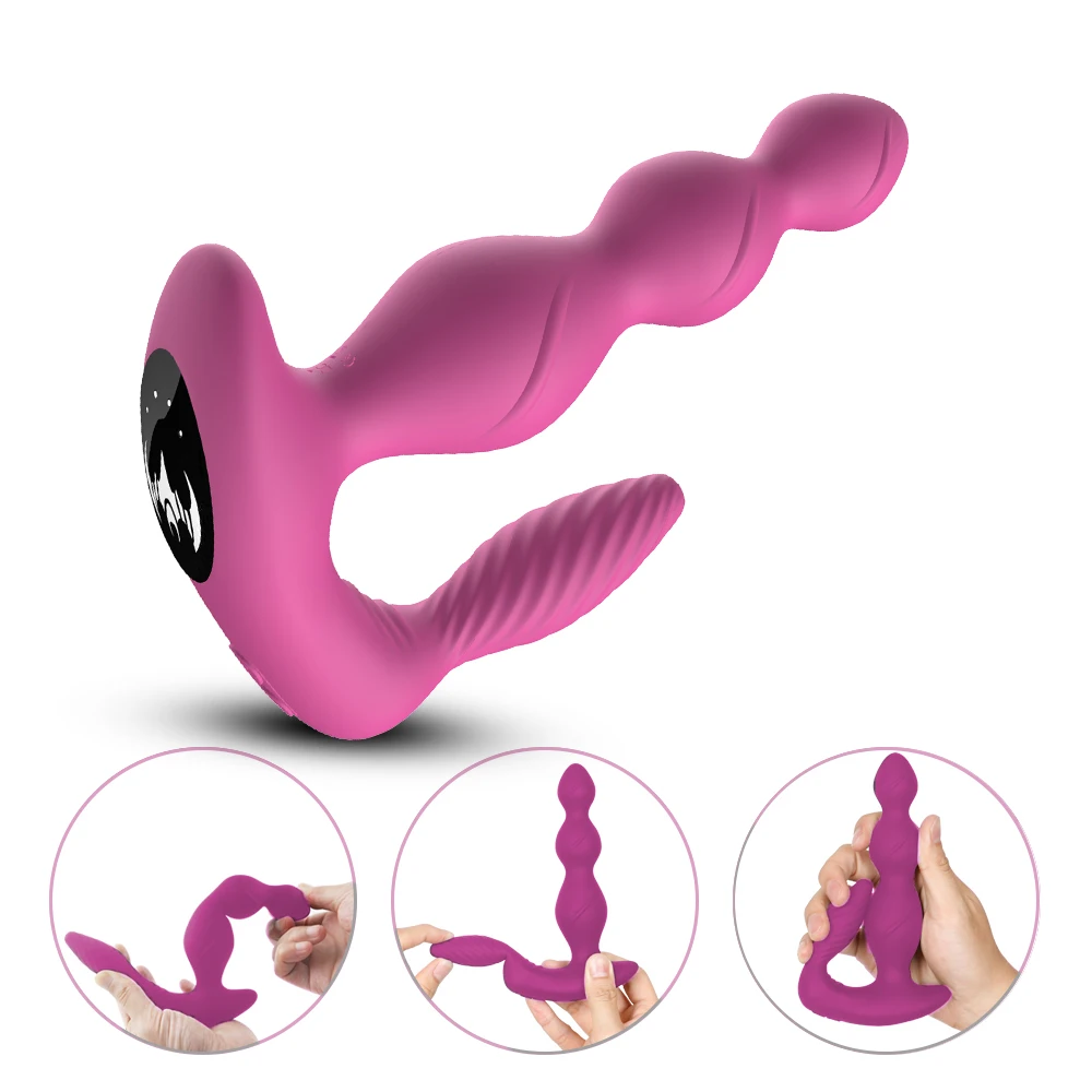 Wireless Remote Control Best Home Gay Anal Toys Plug Prostate Massager Vibrate Masturbator Sex Tool for Couple