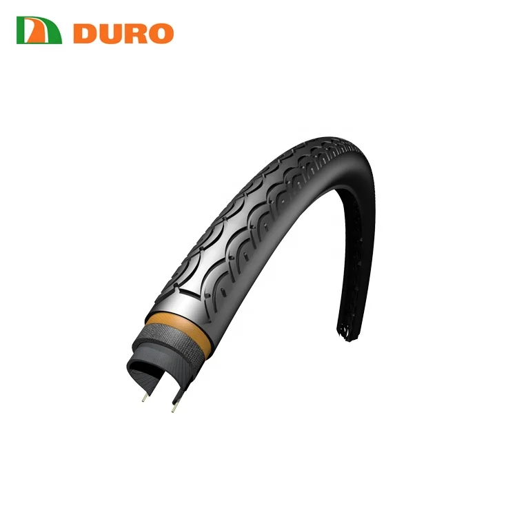 28x1.75 bike rubber tire with reflective stripes