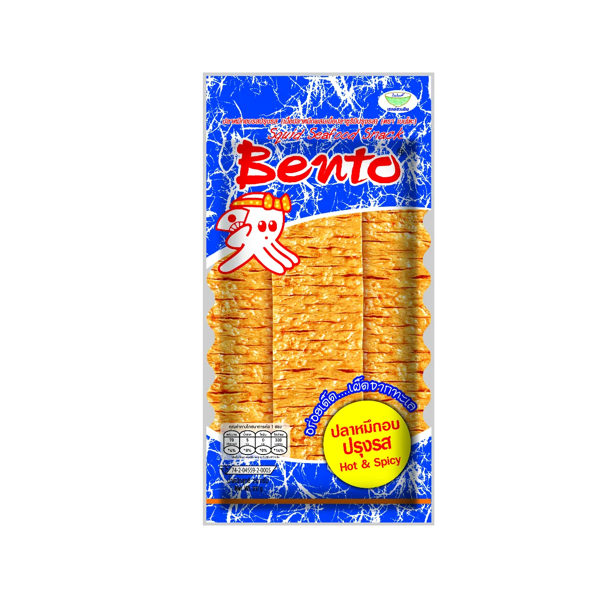  Baked Snacks Style Bento-Seafood Squid (Hot & Spicy) Export From