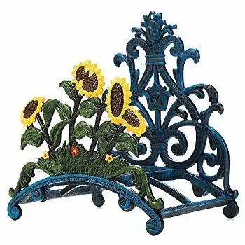 GARDEN DECORATIVE FLOWER DESIGN HOSE HOLDER CAST IRON HOSE HOLDER METAL HANDICRFT WALL MOUNTED CAST IRON DECORATIVE HOSE HOLDER
