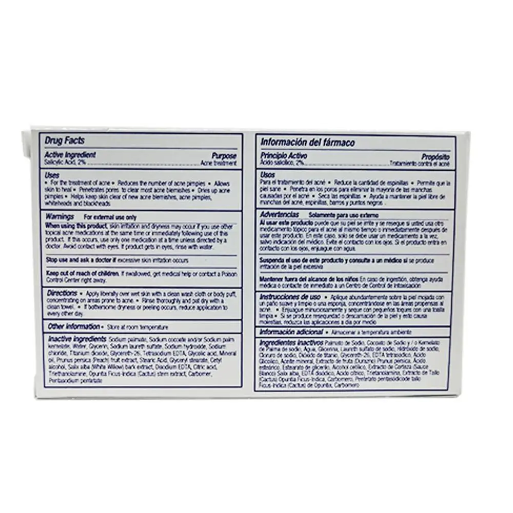 Асептическое очищающее средство 4 унции мыло от акне для нейтральных дефектов салициловой кислоты гипоаллергенное премиального качества