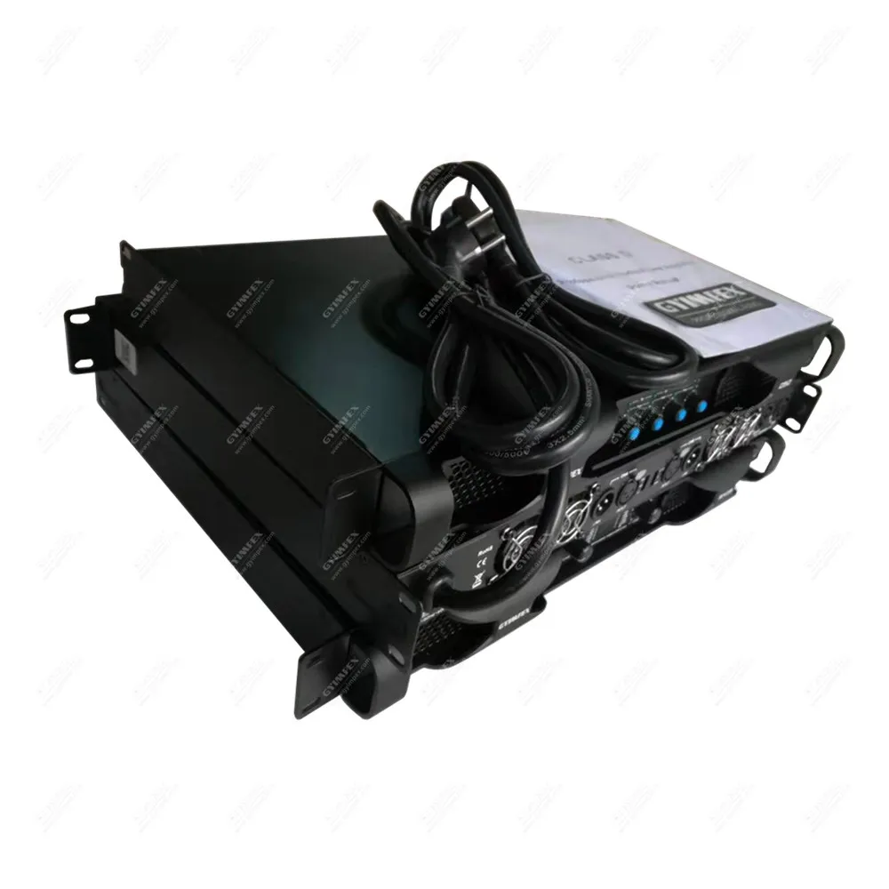 D100 best performance for passive speakers 1U class d digital 4100W Heavy Duty 4 Channel Power Amplifier