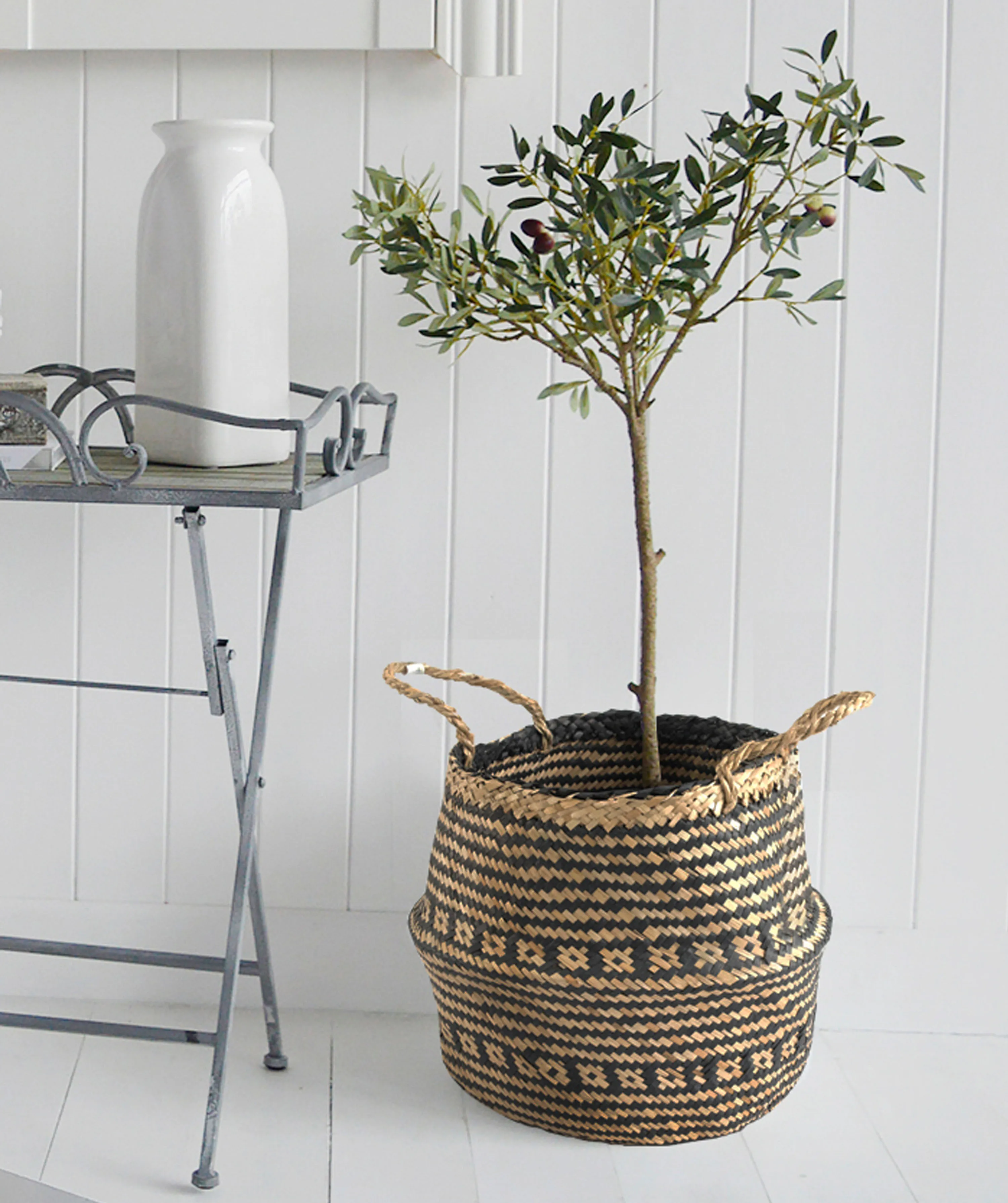 Seagrass Rattan Handmade Belly Basket Planter Storage Basket - High Quality Woven Wicker Belly Toy Laundry Basket from Vietnam