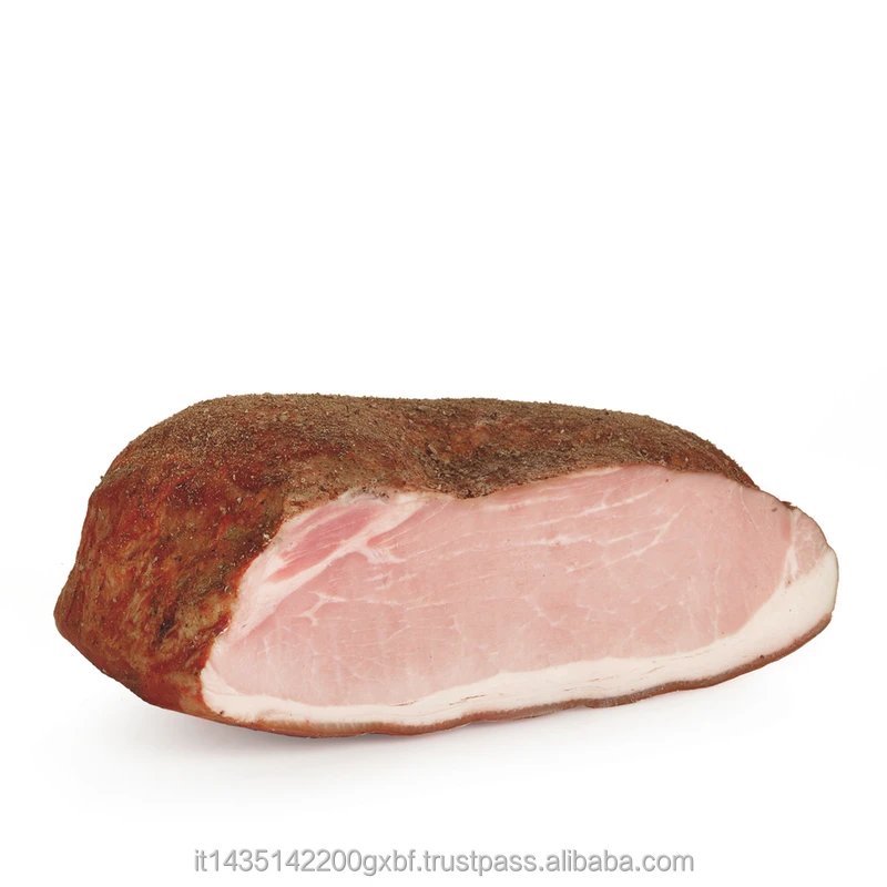 ITALIAN COOKED SMOKED SPECK kg 3 | high quality gluten free pork meat | premium Italy supplier for export