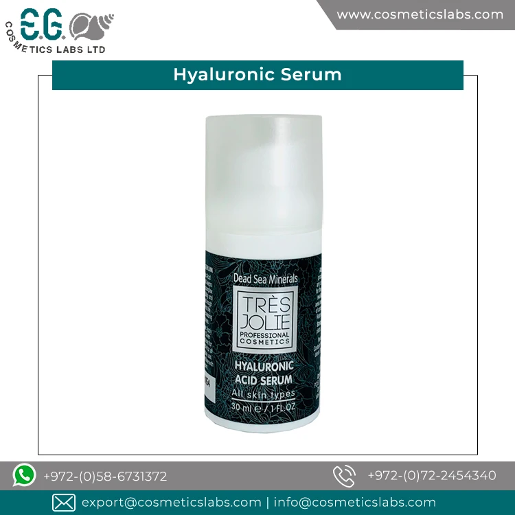 Natural Ingredients Made Face Care Anti-Aging Hyaluronic Acid Serum In Bulk Quantity