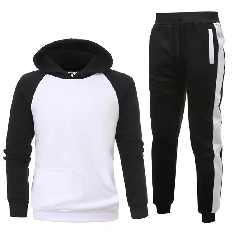 Training Suits Cotton Hoodie Sweatsuits Cheap price running Fitness jogger Winter Tracksuit sets For Men Sport Wear