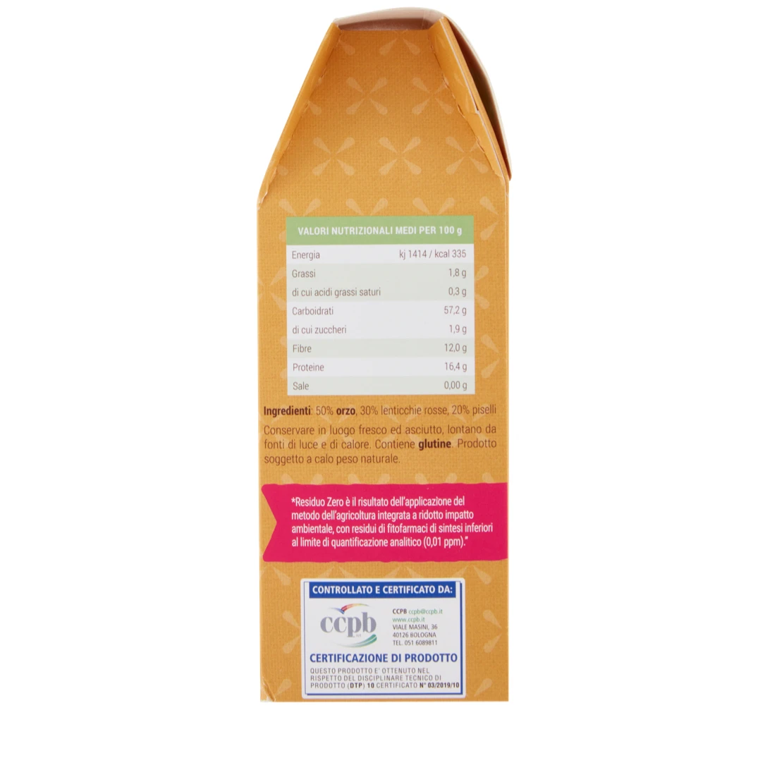 High quality Italian Barley Legumes soup organic Italian Food and Beverage seed supplier for Supermarkets