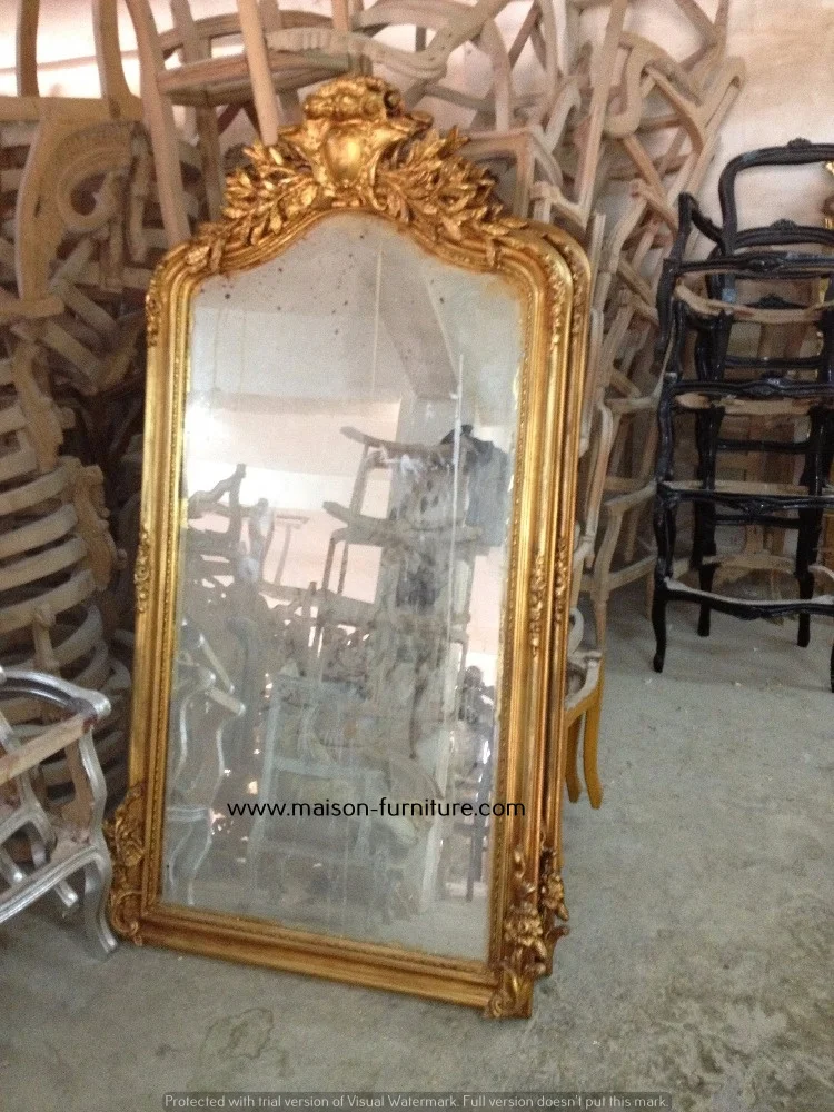 
gold frame mirror 