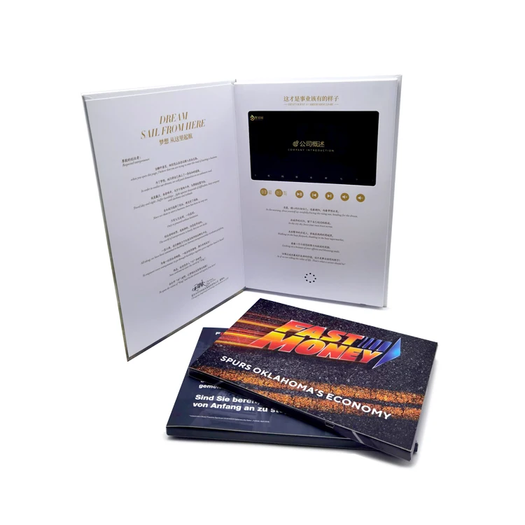 Chinese Homemade Wholesale maufacturer LCD video brochure module for strengthen business