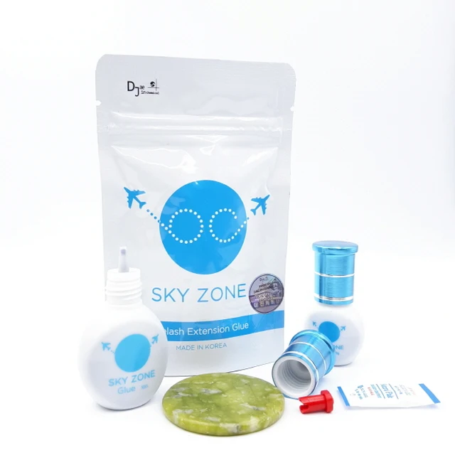 Sky Zone Glue 10ml Lash Glue Fast Dry Long Lasting Premade Fans Individual Eyelash Extension Glue Adhesive Bond from South Korea