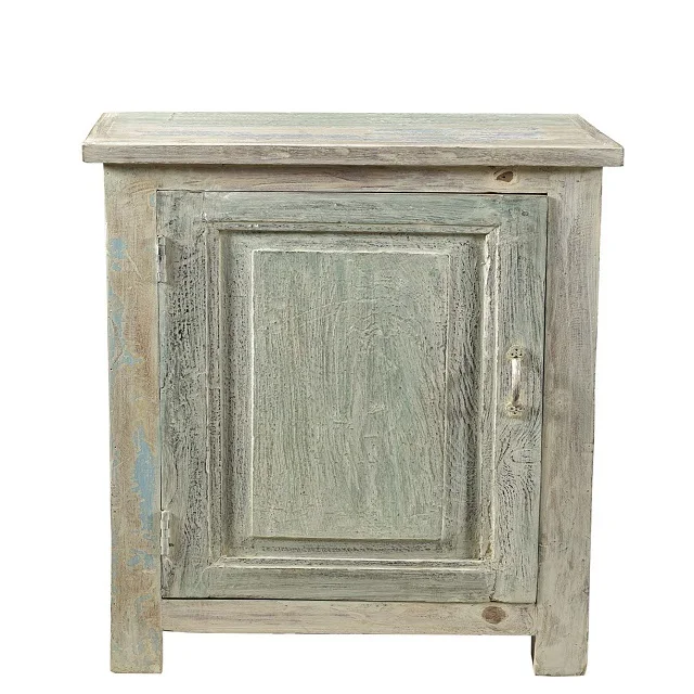 
High Quality And Vintage Stylish Wooden Small & Adjustable Bedside Antique Table Reclaimed With One Drawer 