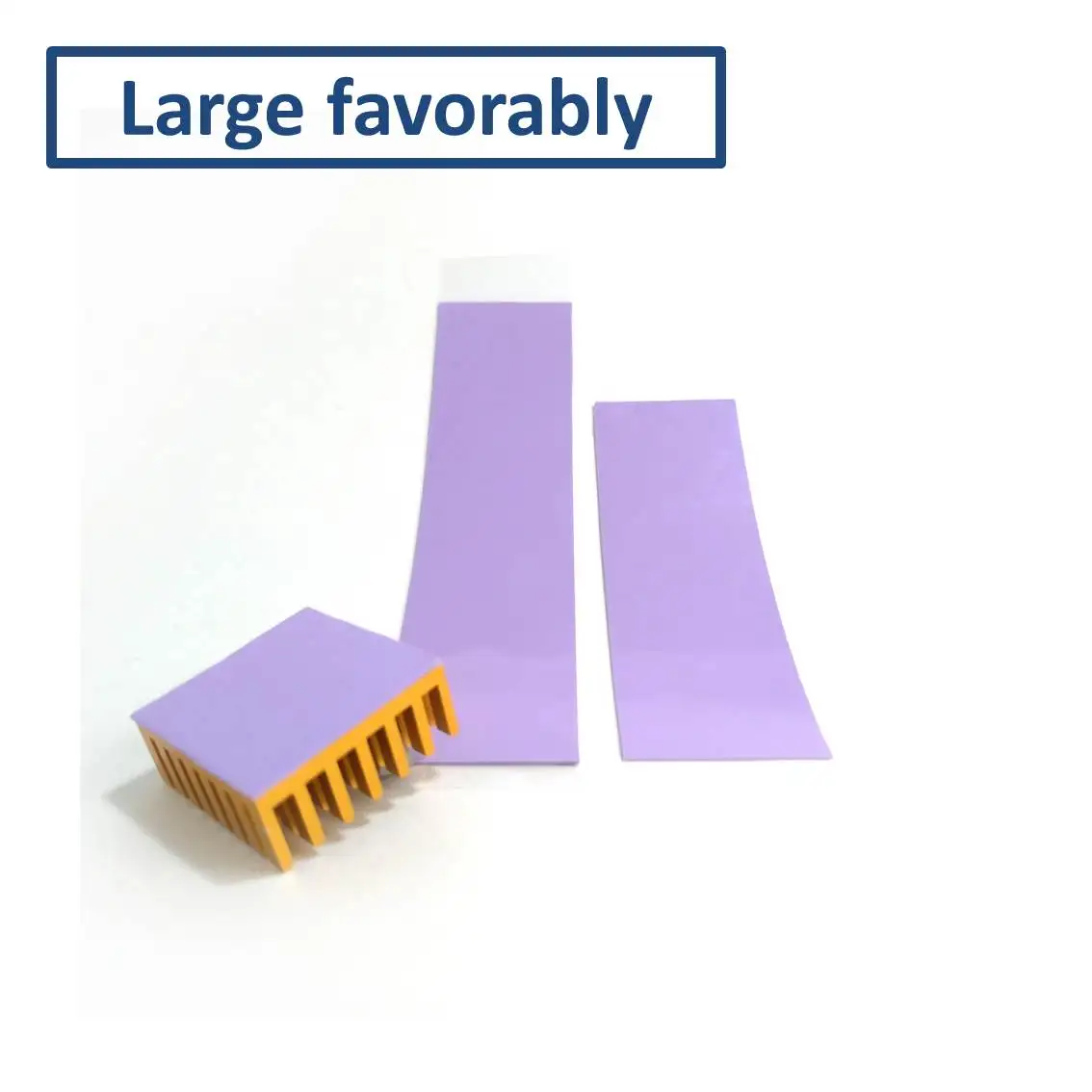 4.5W quality thermal conductive silicone pad for laptop