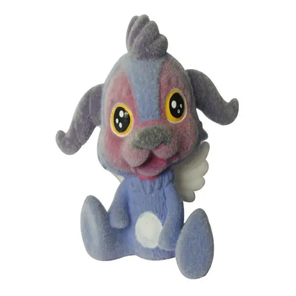 OEM ODM wholesale Little flocked pvc monkey deer elephant action figurine for animal key chain capsule surprise egg  anime