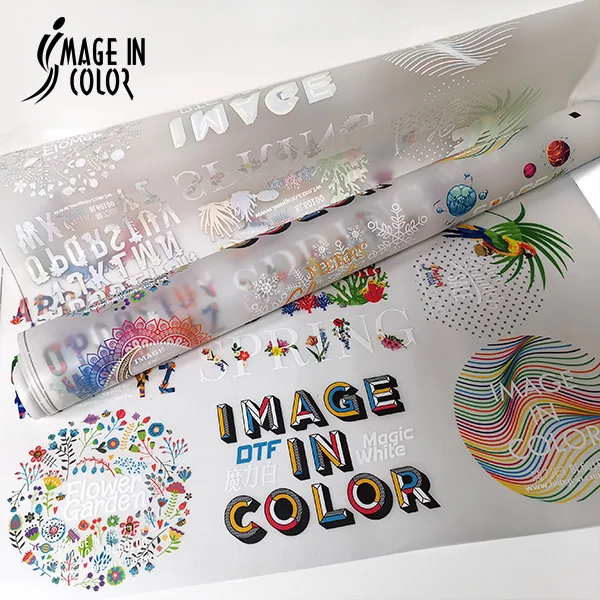 30cm Heat Transfer Printable inkjet PET Film for DTF Printable Film on Clothing