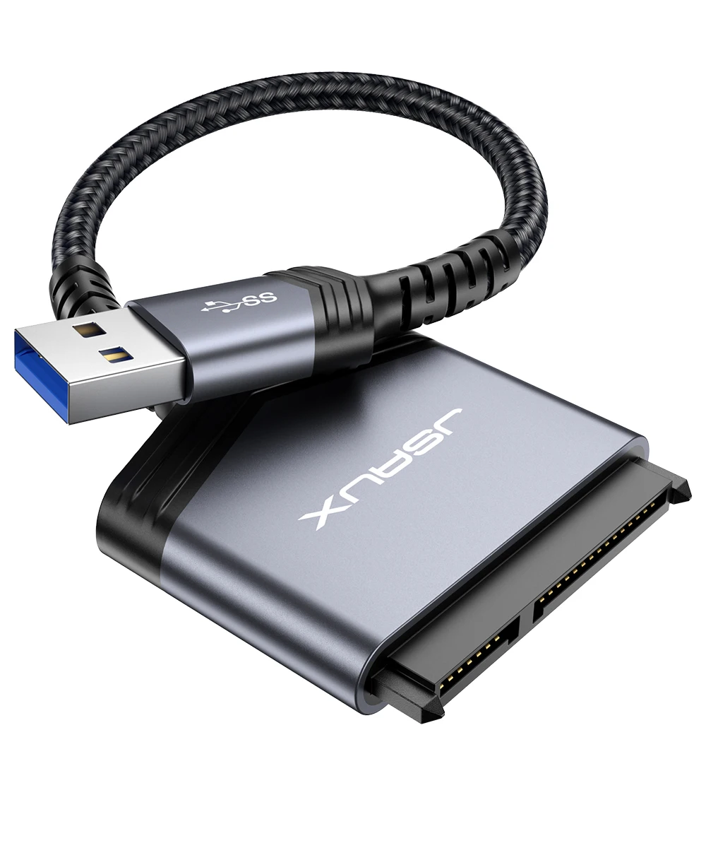 JSAUX USB 3.0 to Sata Adapter USB to Sata Cable for 2.5-inch Hard Drive Data Cable PC