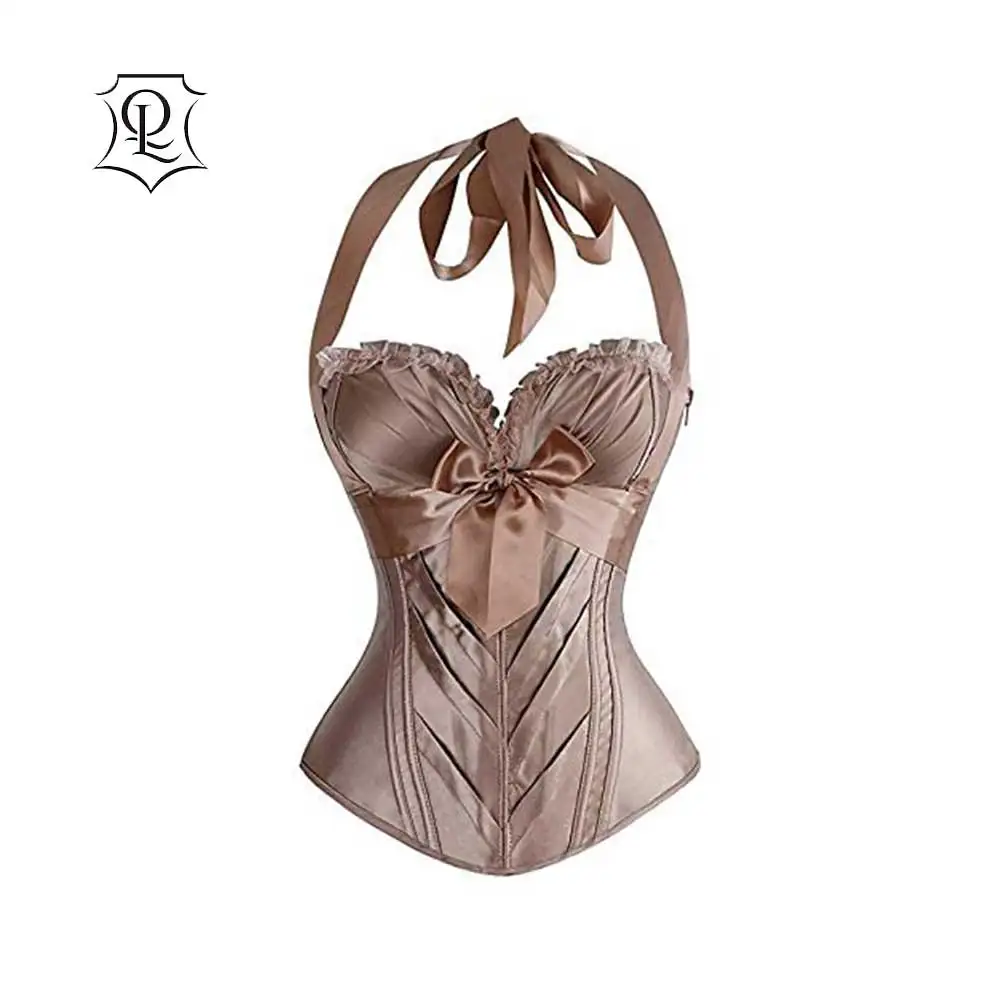 Overbust Corset Waist Trainer Cincher 9 Steel Boned Body Shaper Overbust Corset
