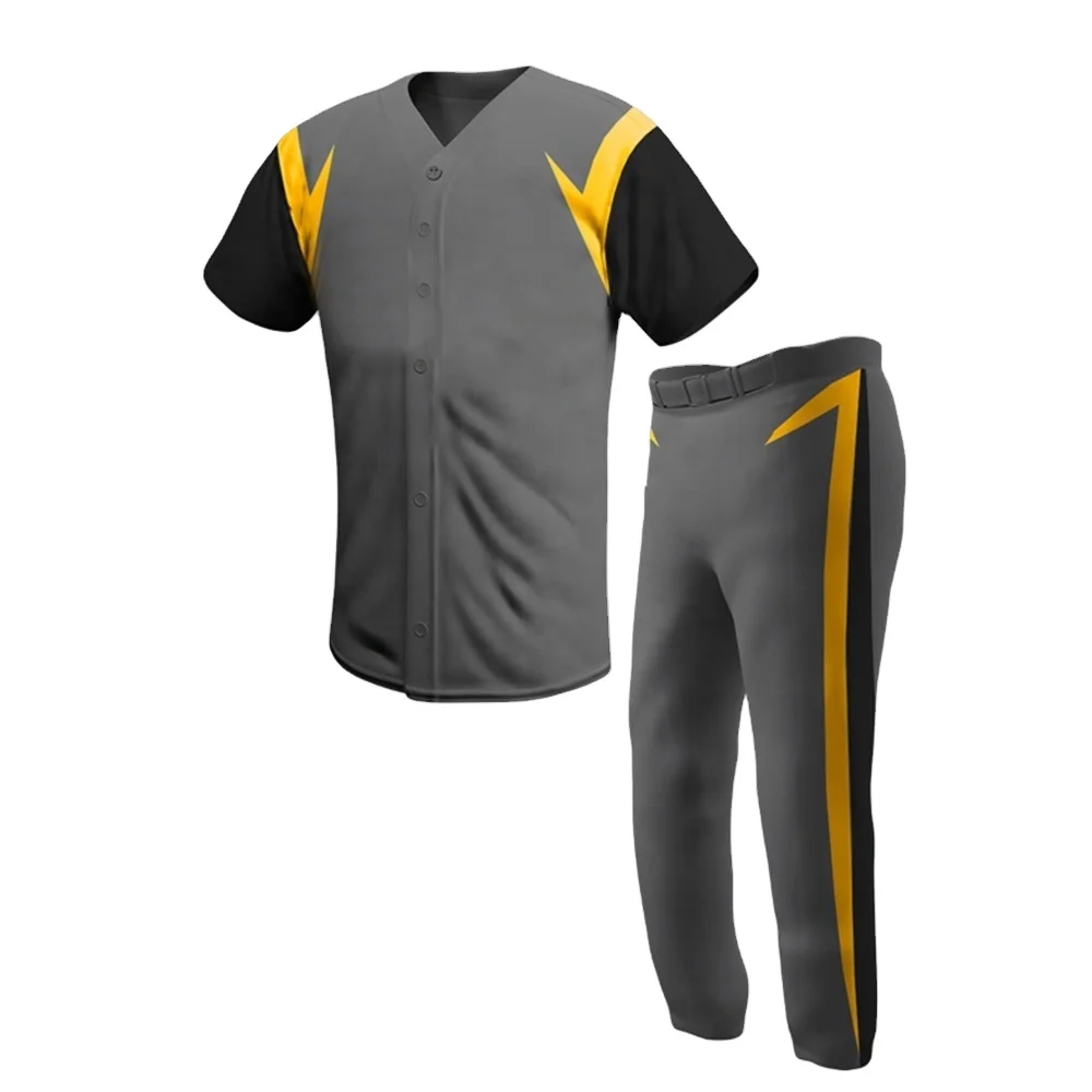 Cheap Wholesale Plain Baseball Jerseys Professional Custom 100%Polyester Baseball Uniform