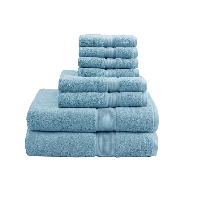 High Quality Dyed Dobby Weave Towel Sets In Different Sizes Available For Gym In Bulk On Best Wholesale Price