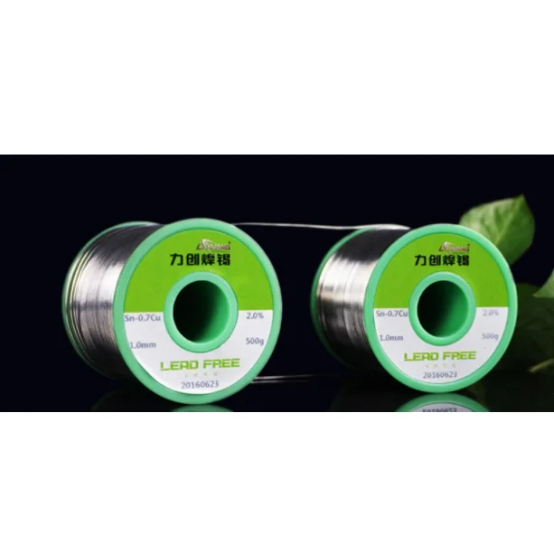 
China Lichuang Factory Supply Lead Free Solder Wire Sn-0.7Cu Solder Tin Alloy Copper Welding Wire 