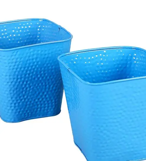 Садовый горшок для трав металлический цветочный многоцветный доступный декоративный ковш садовый декор Металлический растений топ тренд