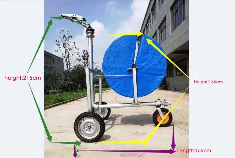 Сельскохозяйственные системы орошения катушка для шланга оросительная машина с большим