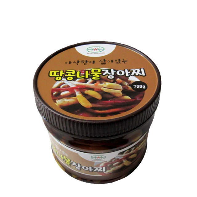  Корейский hansungwon арахиса ростки jangajji традиционные солений 700g здорового консервы опытный с красным перцем и приправ